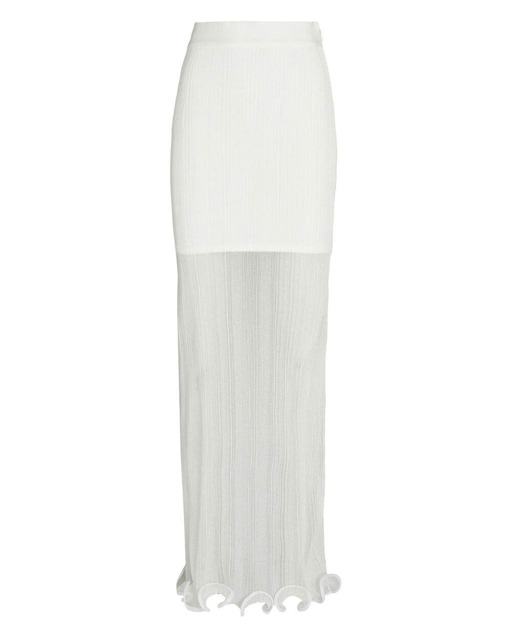Intermix - Ruffle-Trimmed Layered Maxi Skirt -