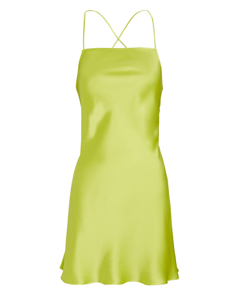 Intermix - Suna Tie-Back Silk Mini Dress -