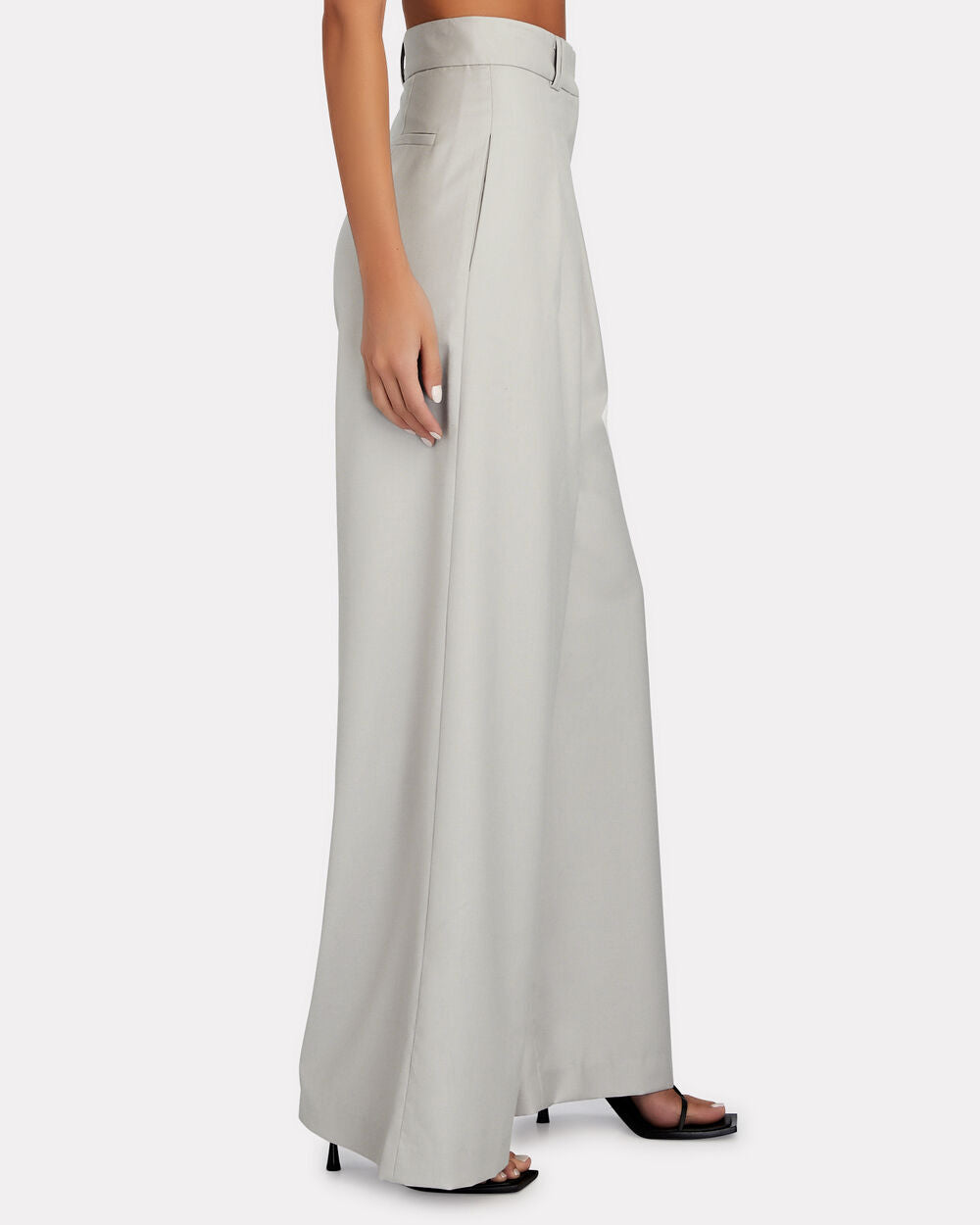 Intermix - Charlotte Pleated Wide-Leg Pants -