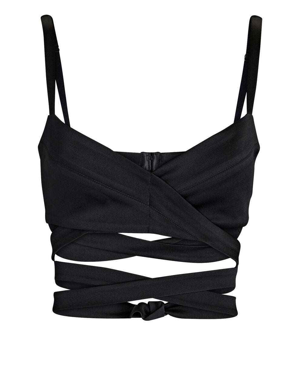 Intermix - Corey Satin Wrap Top -