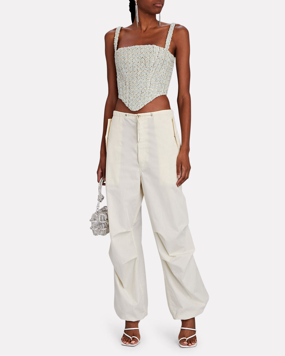 Intermix - Boucle´Tweed Bustier Top -