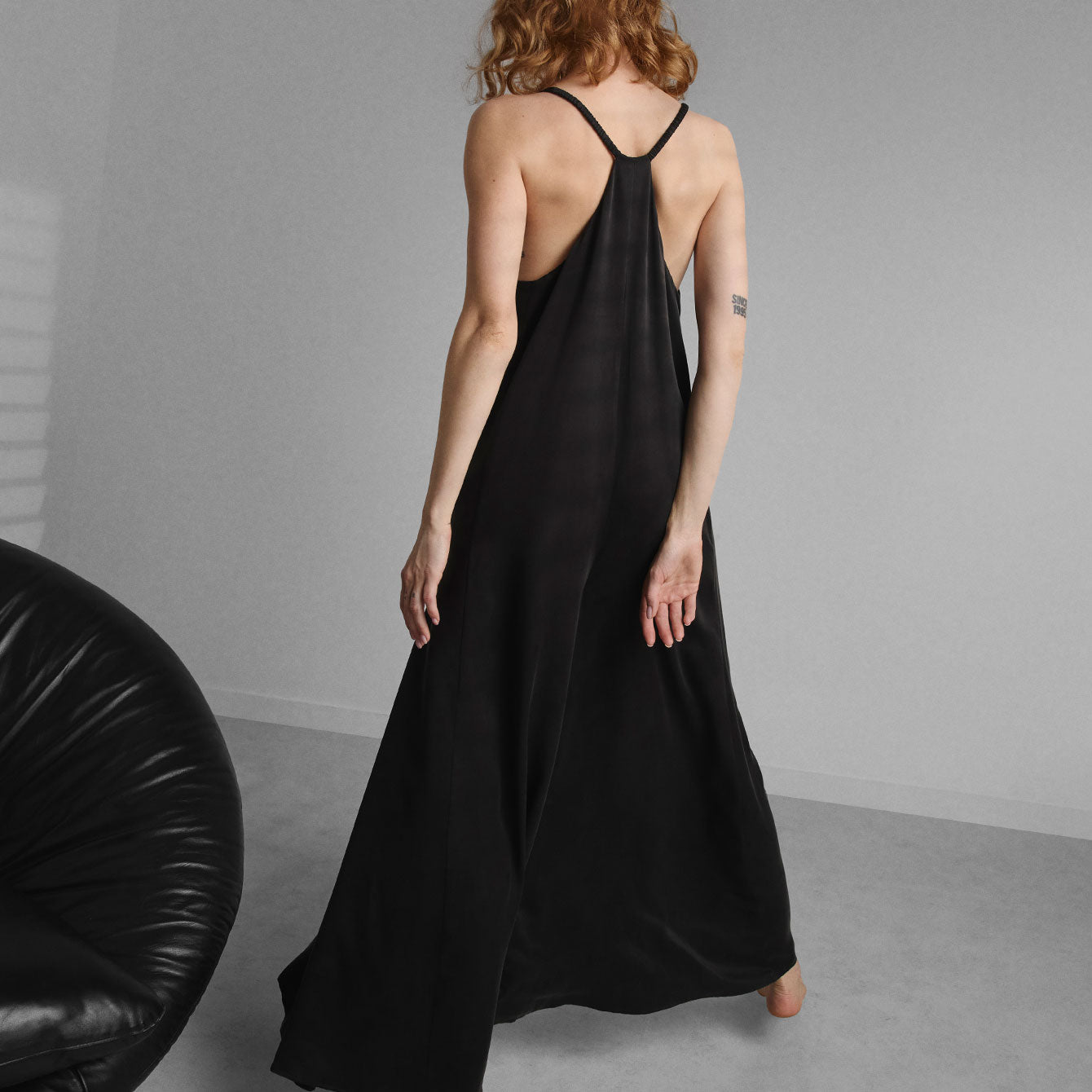 Intermix - Washable Silk Elastic Strap Jumpsuit -