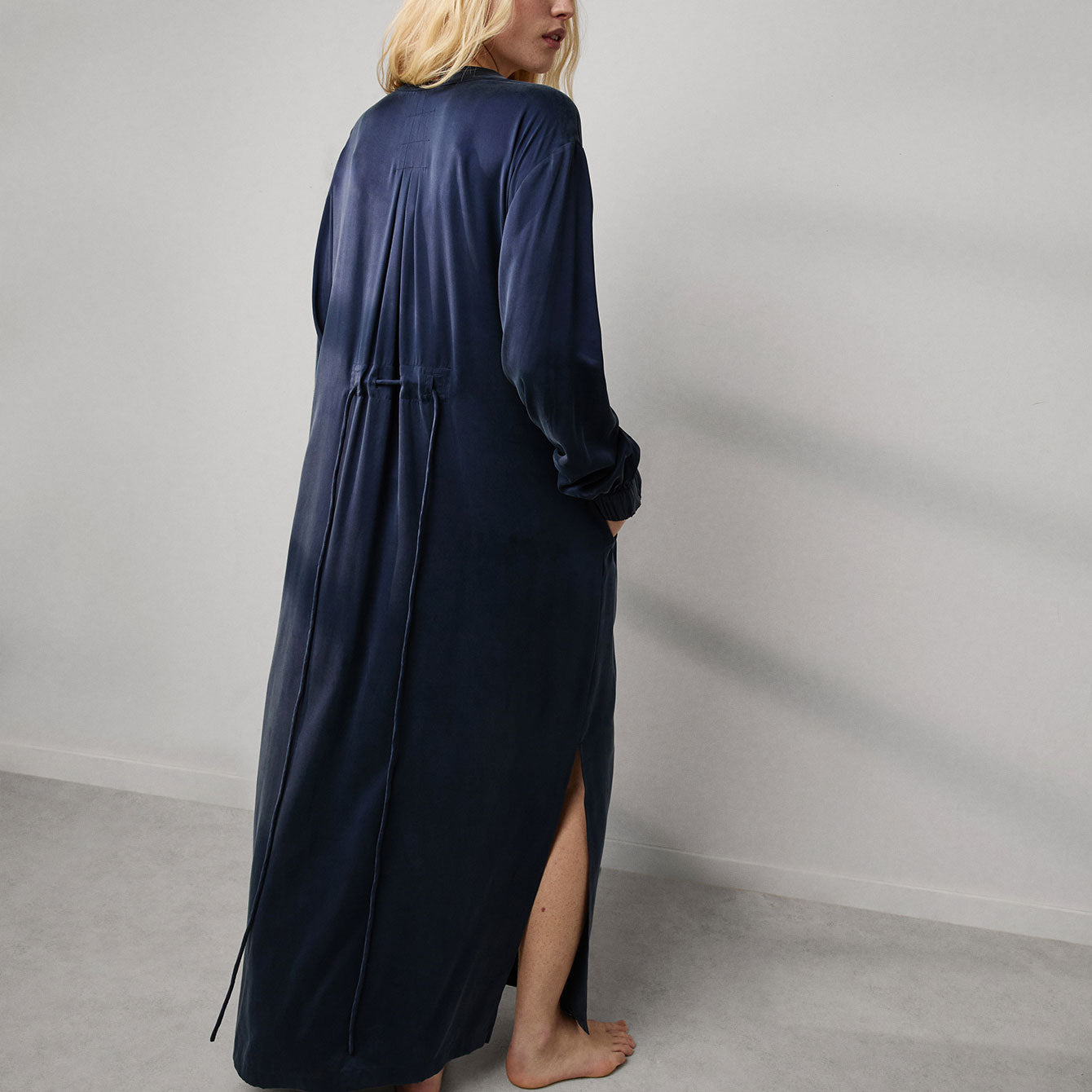 Intermix - Washable Silk Long Robe -