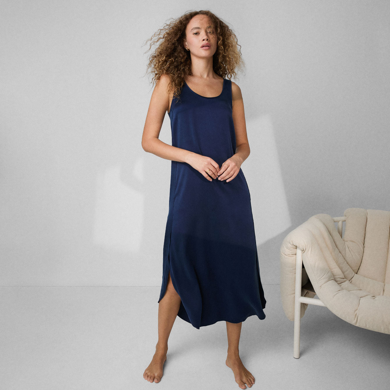 Intermix - Washable Silk Tulip Dress -