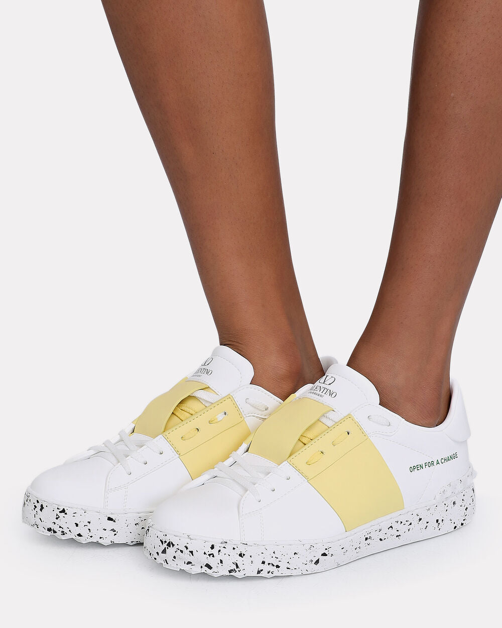 Intermix - Open For Change Leather Sneakers -