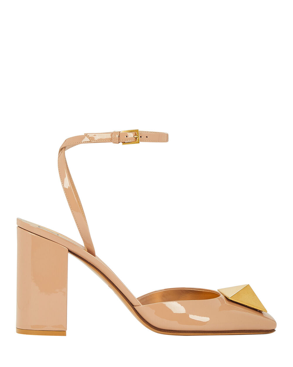 Intermix - One Stud Patent Leather Pumps -