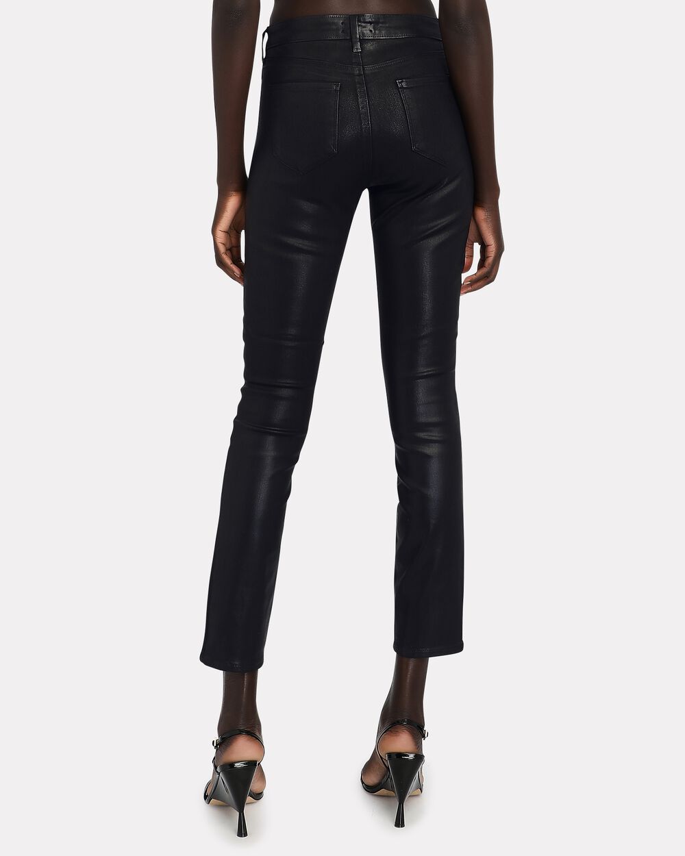 Intermix - Jyothi Coated Split Cuff Skinny Jeans - 