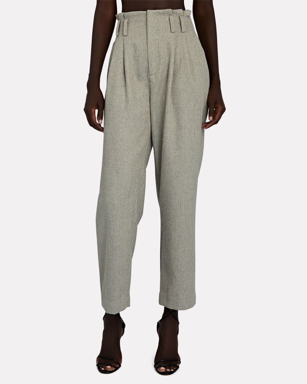 Intermix - Nelson Flannel Cropped Pants - 