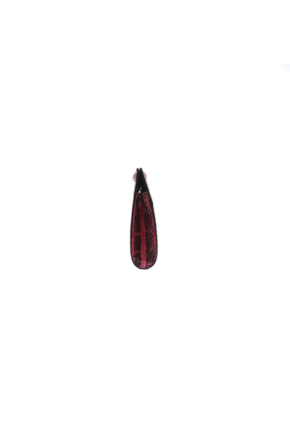 Intermix - Ivy Clutch in Fuchsia and Terracotta Water Snake - 