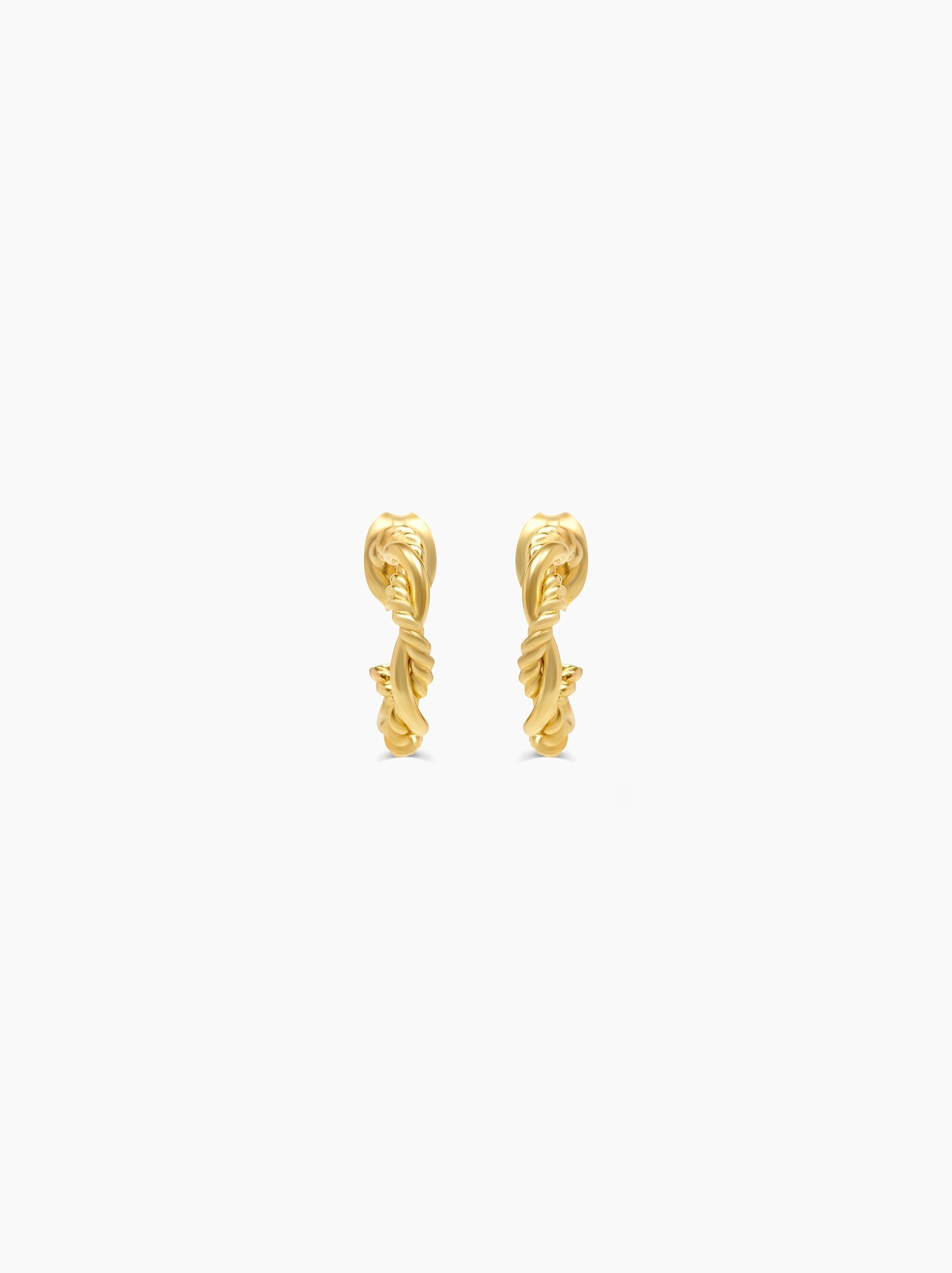 Intermix - Braided Mini Hoops - 