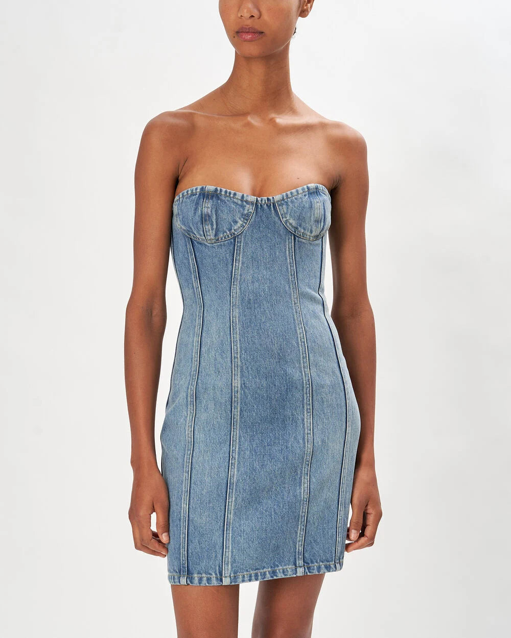 Intermix - Kylen Denim Mini Dress - 