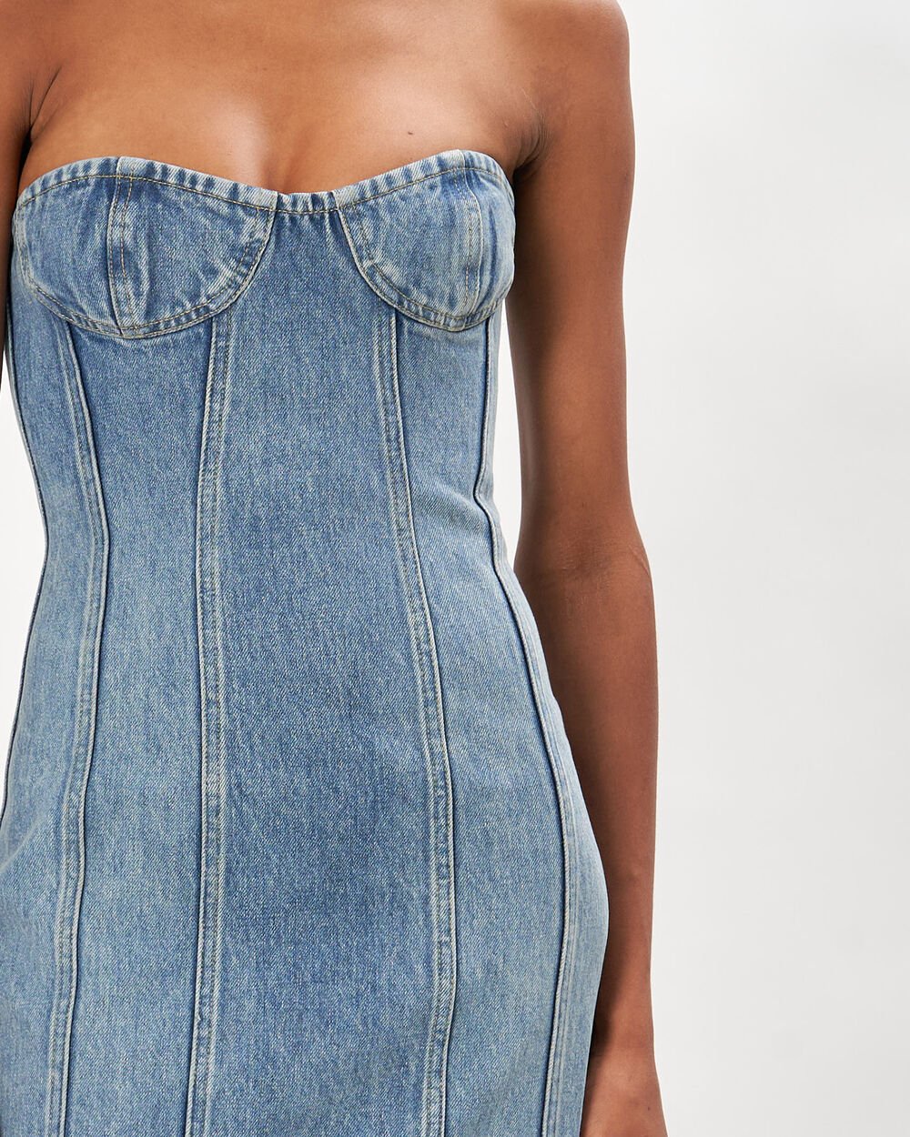 Intermix - Kylen Denim Mini Dress - 
