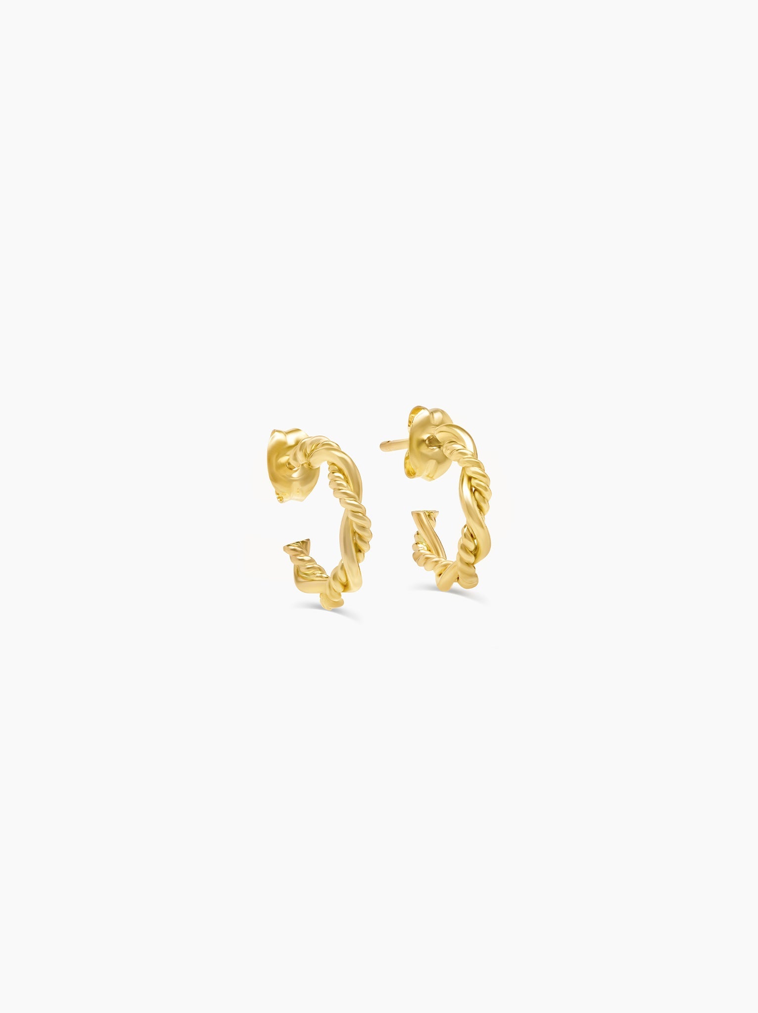 Intermix - Braided Mini Hoops - 