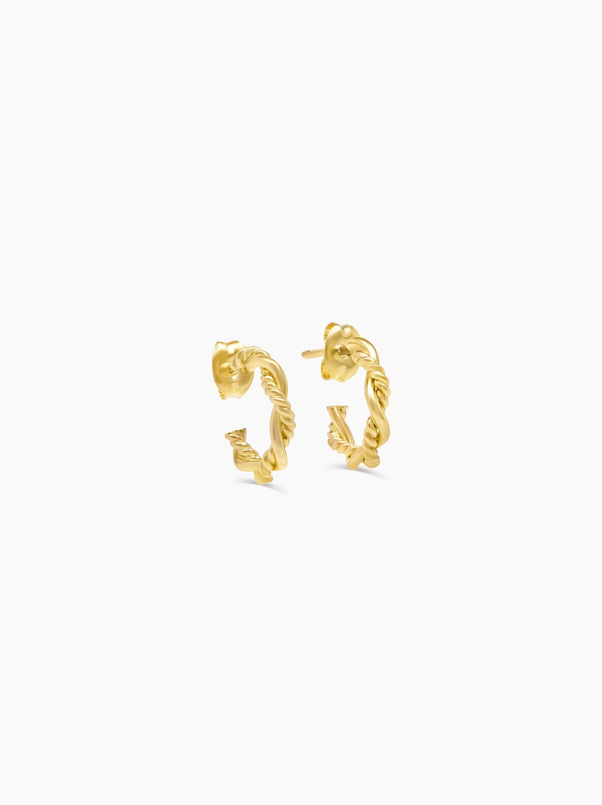 Intermix - Braided Mini Hoops - 