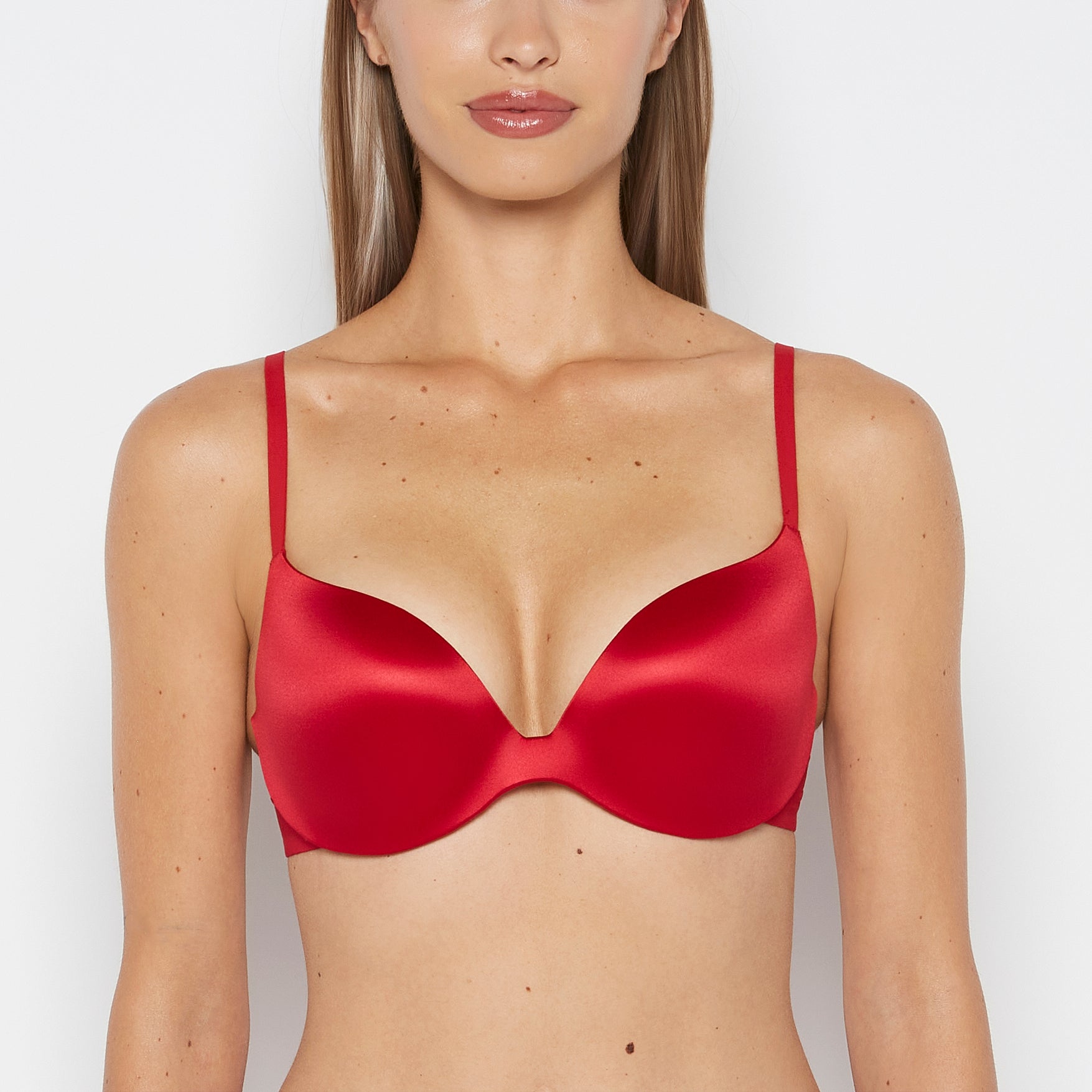 Intermix - Comfort Push Up Bra in Crimson - 