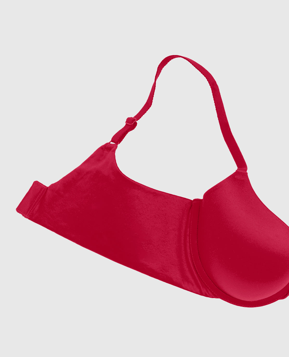 Intermix - Comfort Lightly Lined Demi Bra in Cosmo Red - 
