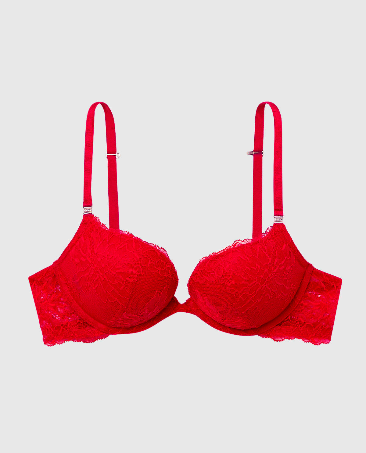 Intermix - Push Up Bra with Allover Lace - 