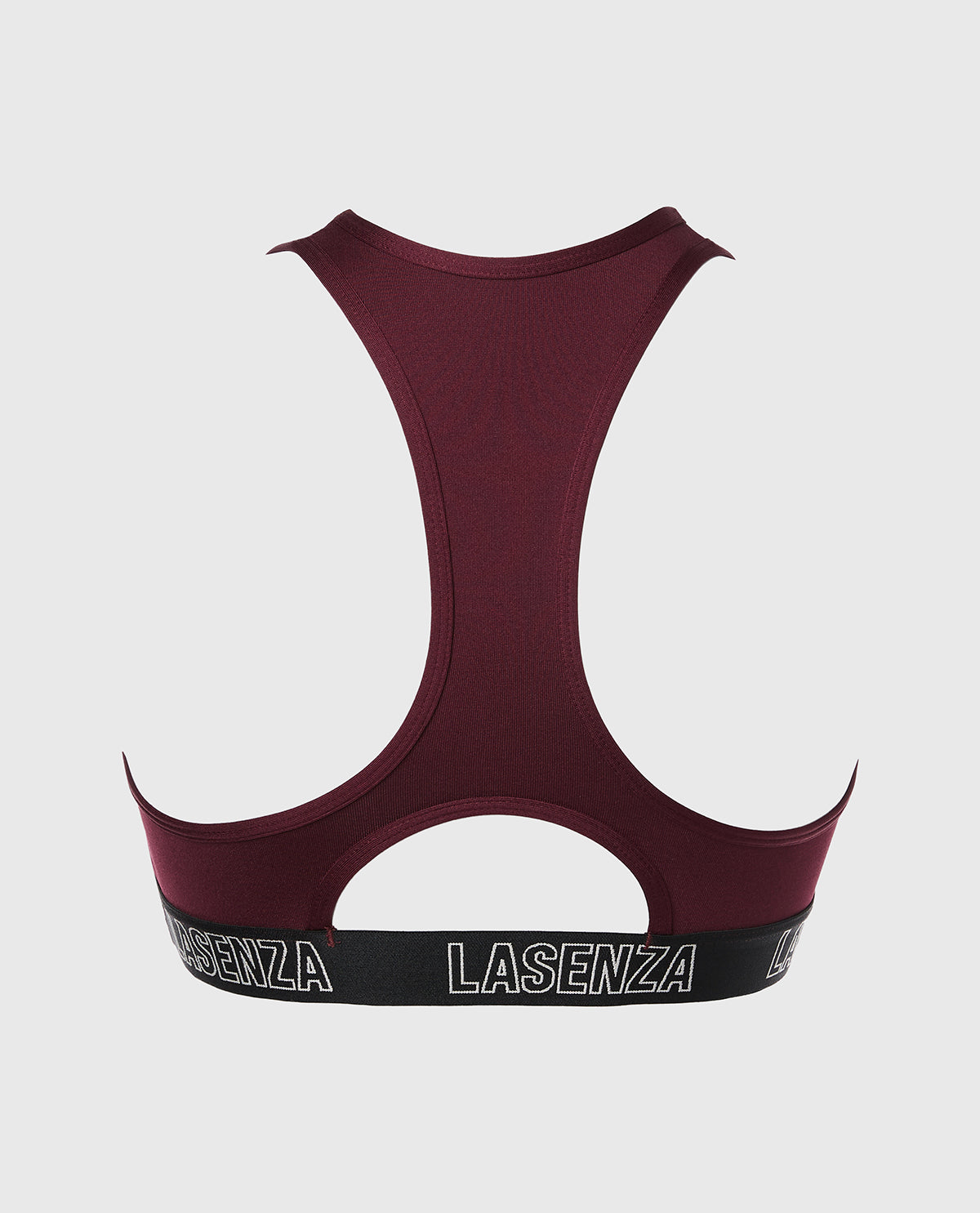 Intermix - Low Impact Sports Bra with Logo in Russian Ruby - 