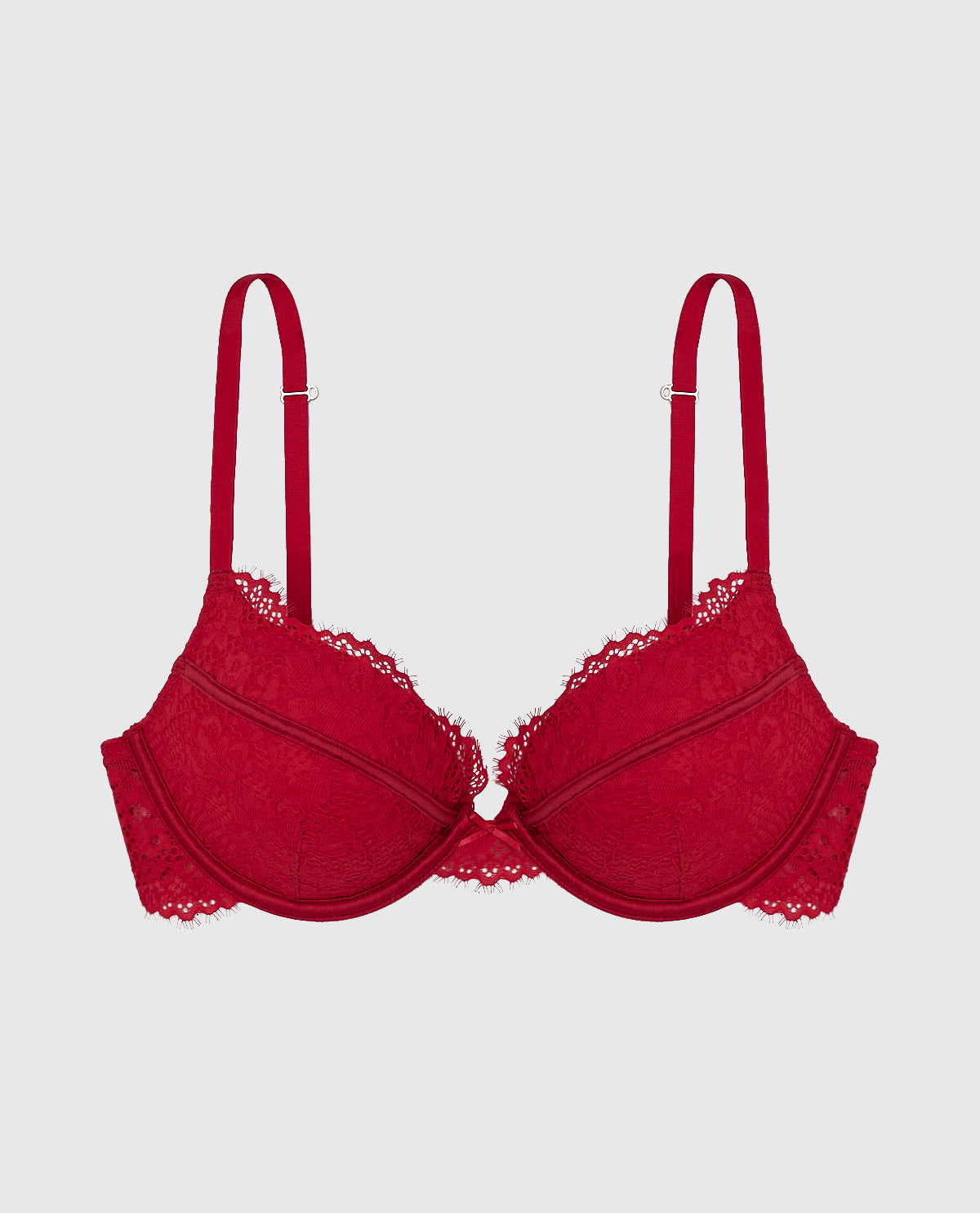 Intermix - Up 2 Cup Lace Bra in Cosmo Red - 