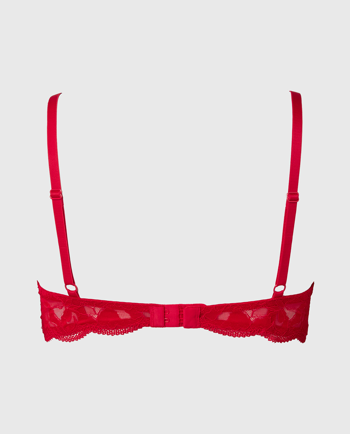 Intermix - Charmed unlined demi bra in Crimson - 