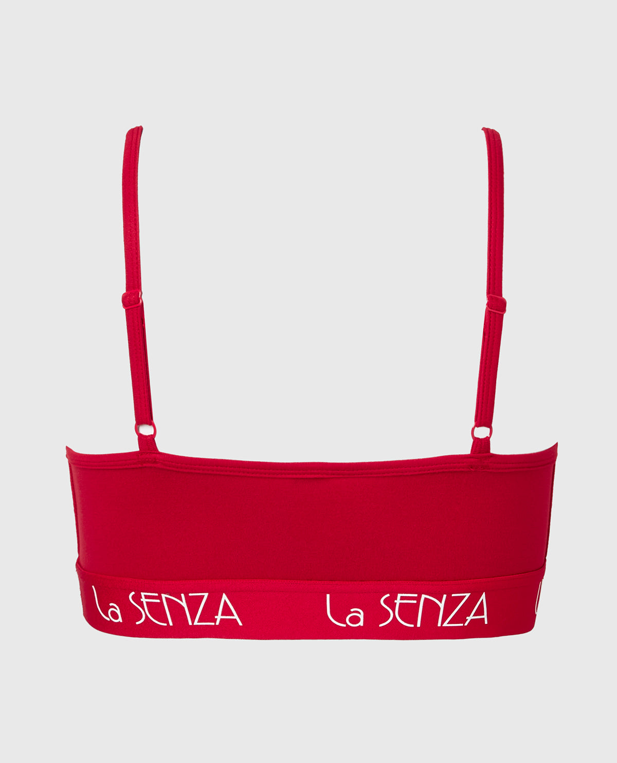 Intermix - Scoop Bralette with Art Deco Band in Crimson - 