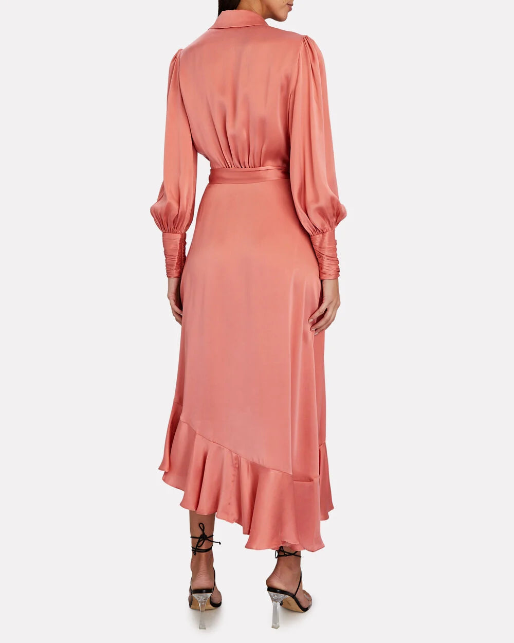 Intermix - Silk Midi Wrap Dress - 