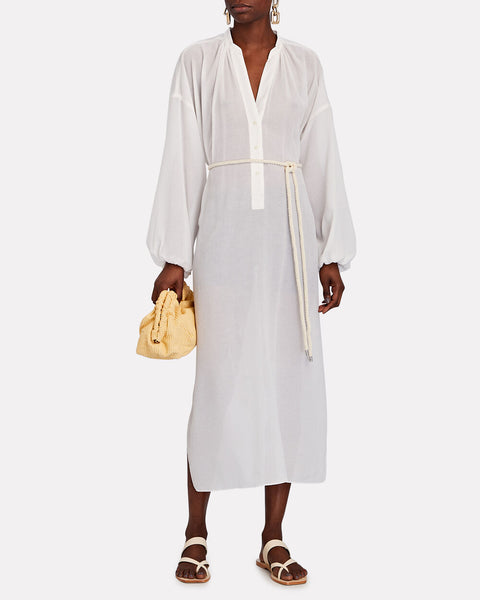 Palma Cotton-Silk Coverup Dress | Intermix US