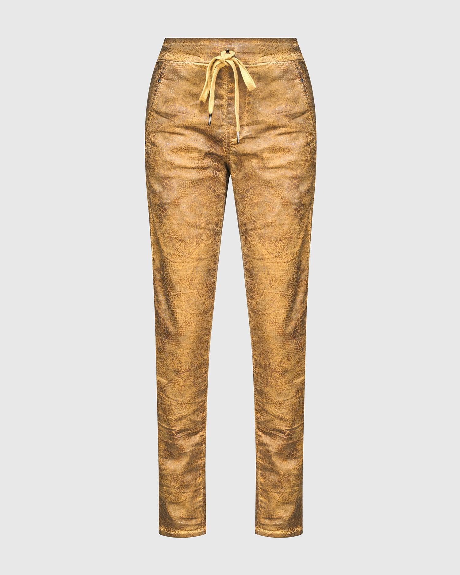 Intermix - Crocodile Iconic Stretch Jeans, Ochre - 