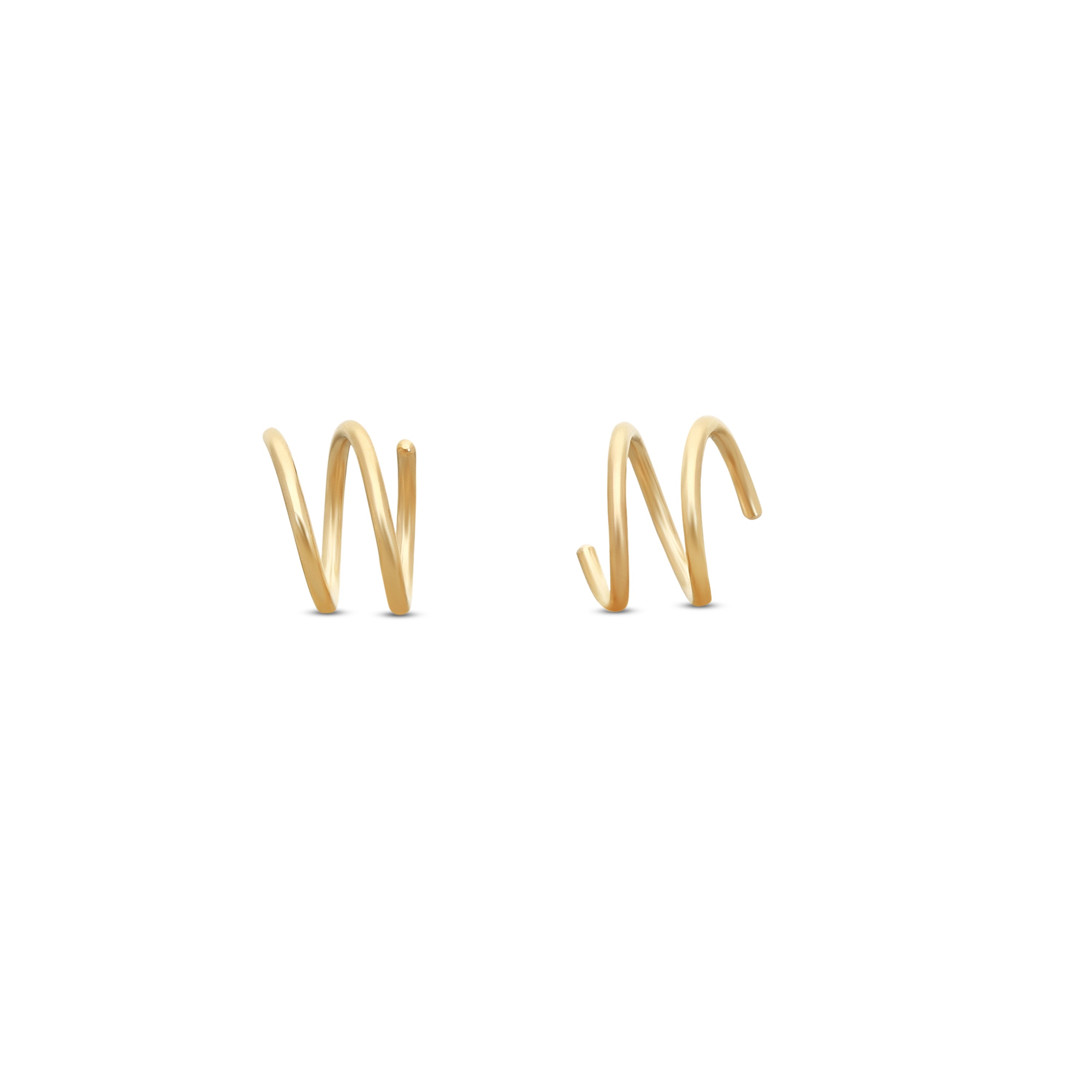 Intermix - Cora Corkscrew Mini Hoops - 