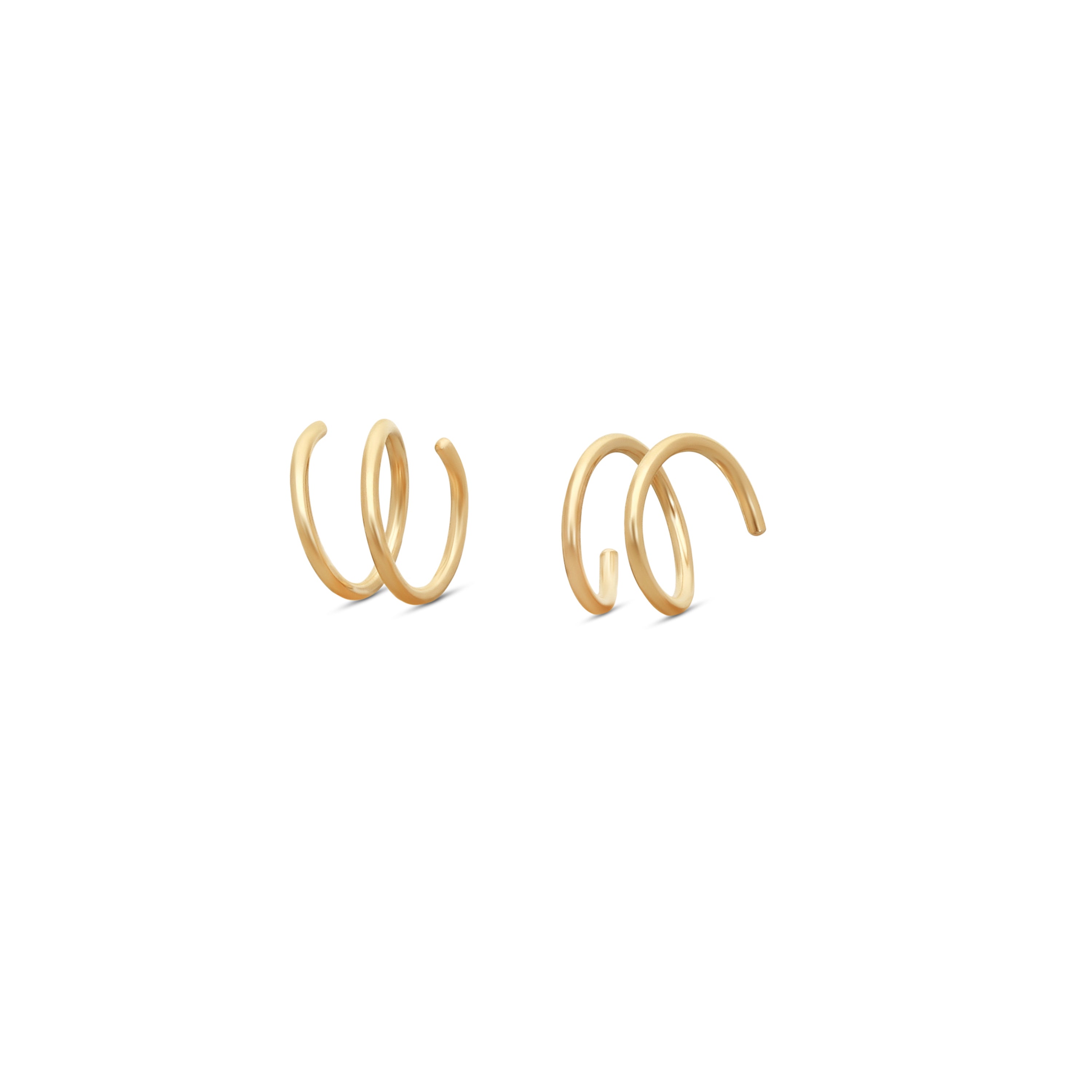 Intermix - Cora Corkscrew Mini Hoops - 