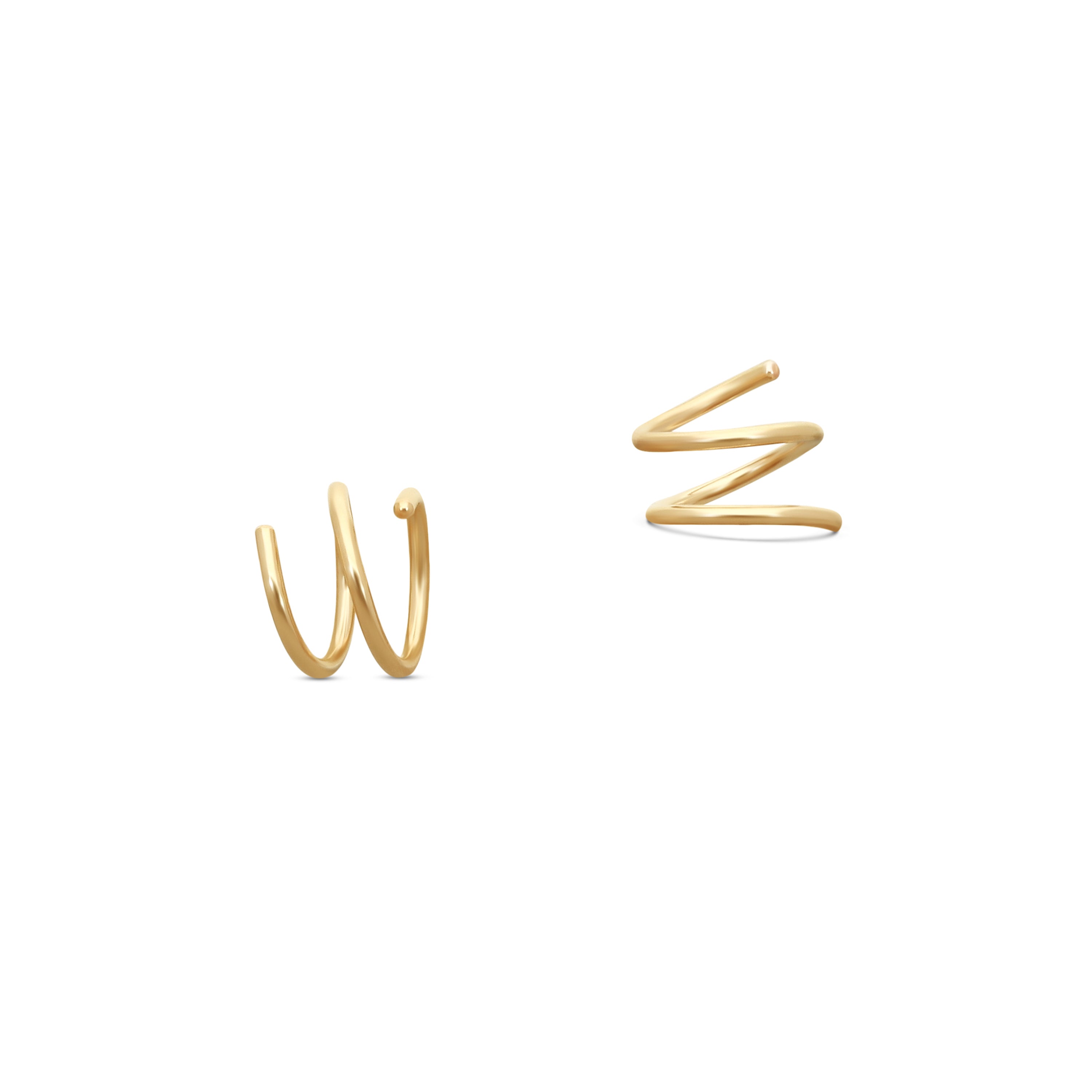 Intermix - Cora Corkscrew Mini Hoops - 