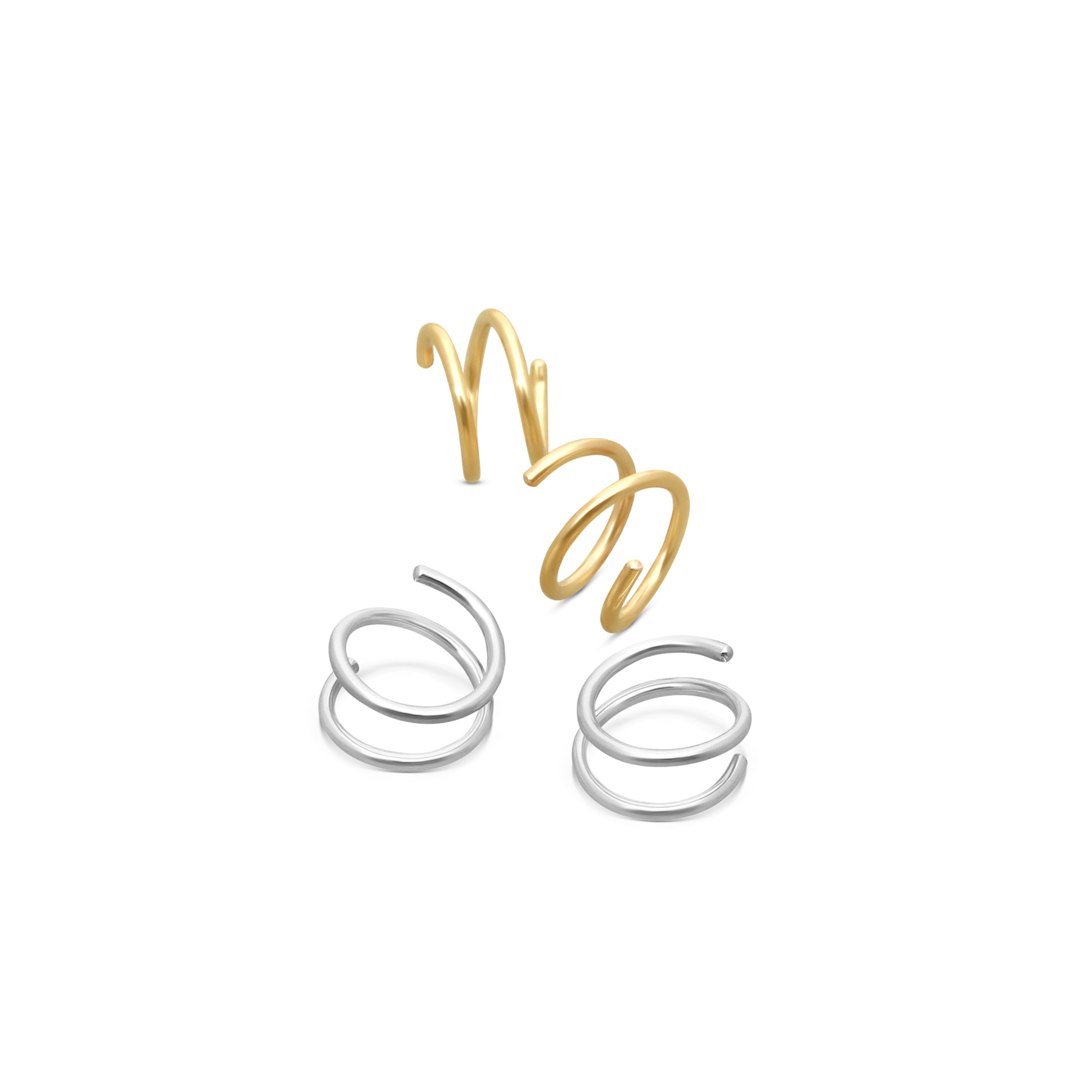 Intermix - Cora Corkscrew Mini Hoops - 