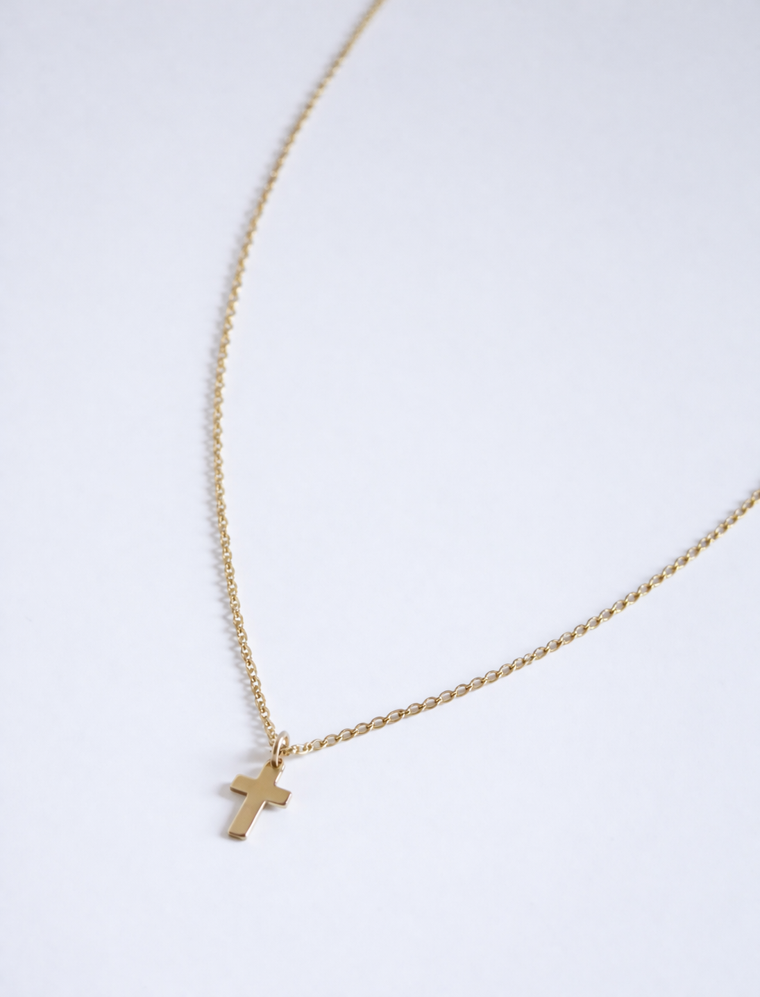 Intermix - Cross Pendant Necklace - 