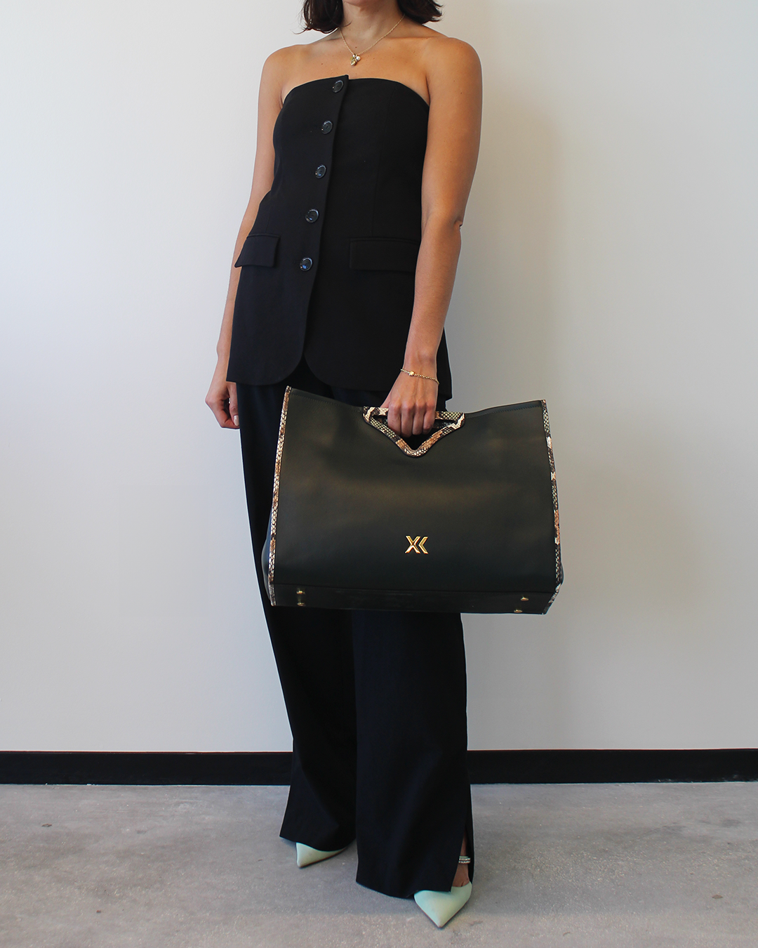 Intermix - Eloise Tote in Army Green - 