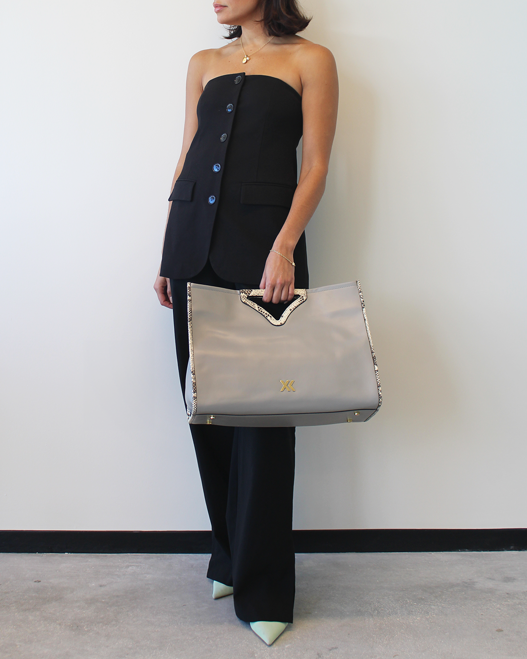Intermix - Eloise Tote in Gray - 