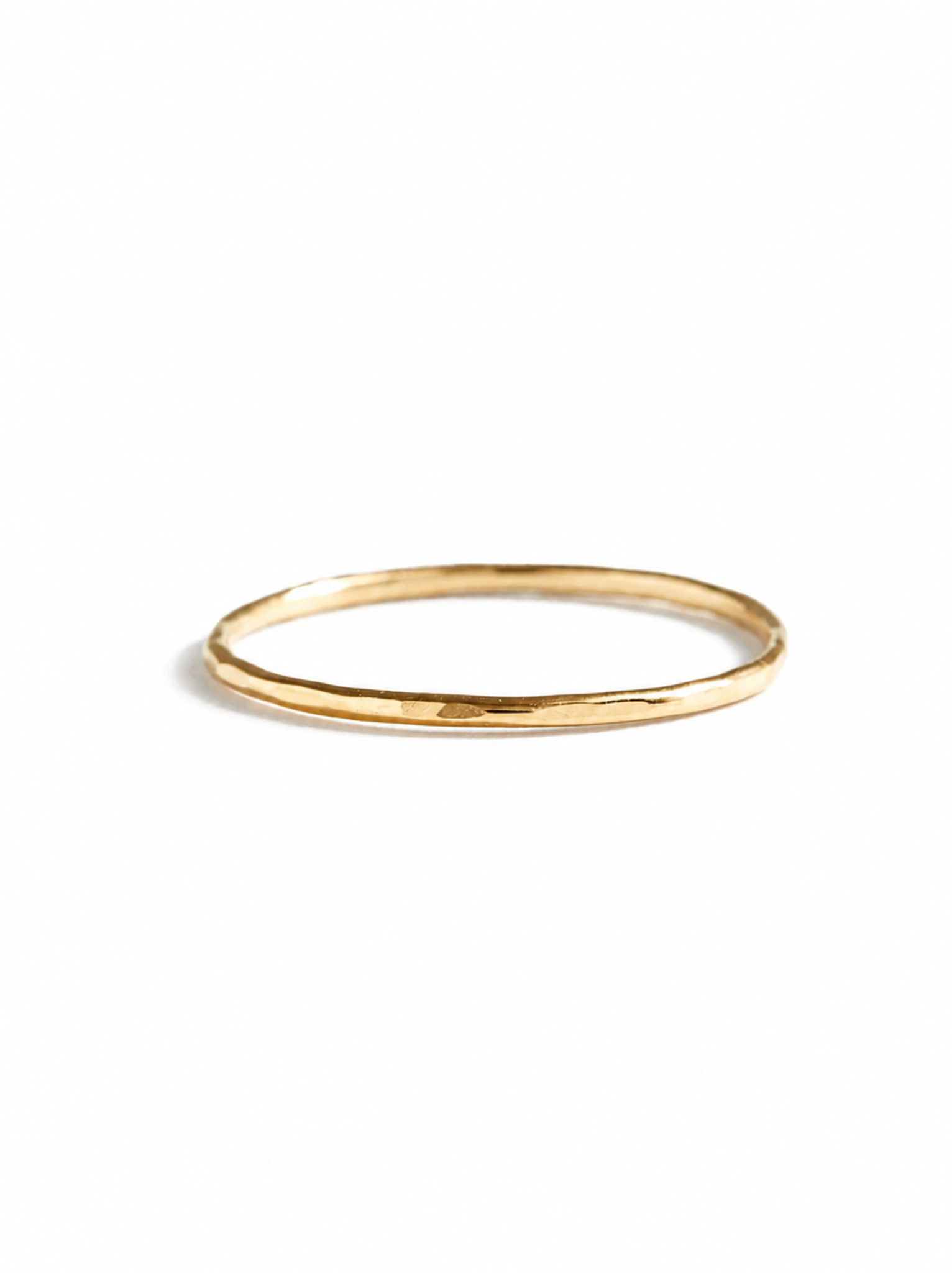 Intermix - Hammered Stacking Ring - 