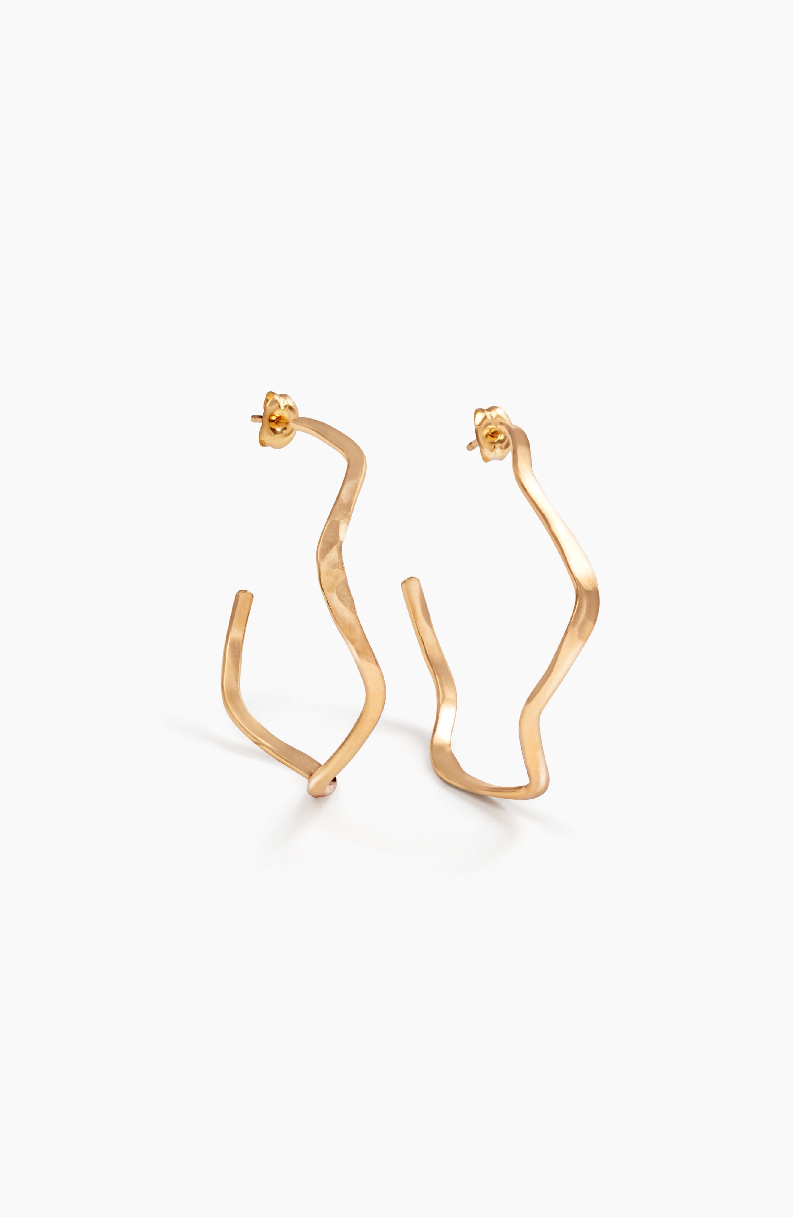 Intermix - Olivia Wavy Hoops - 