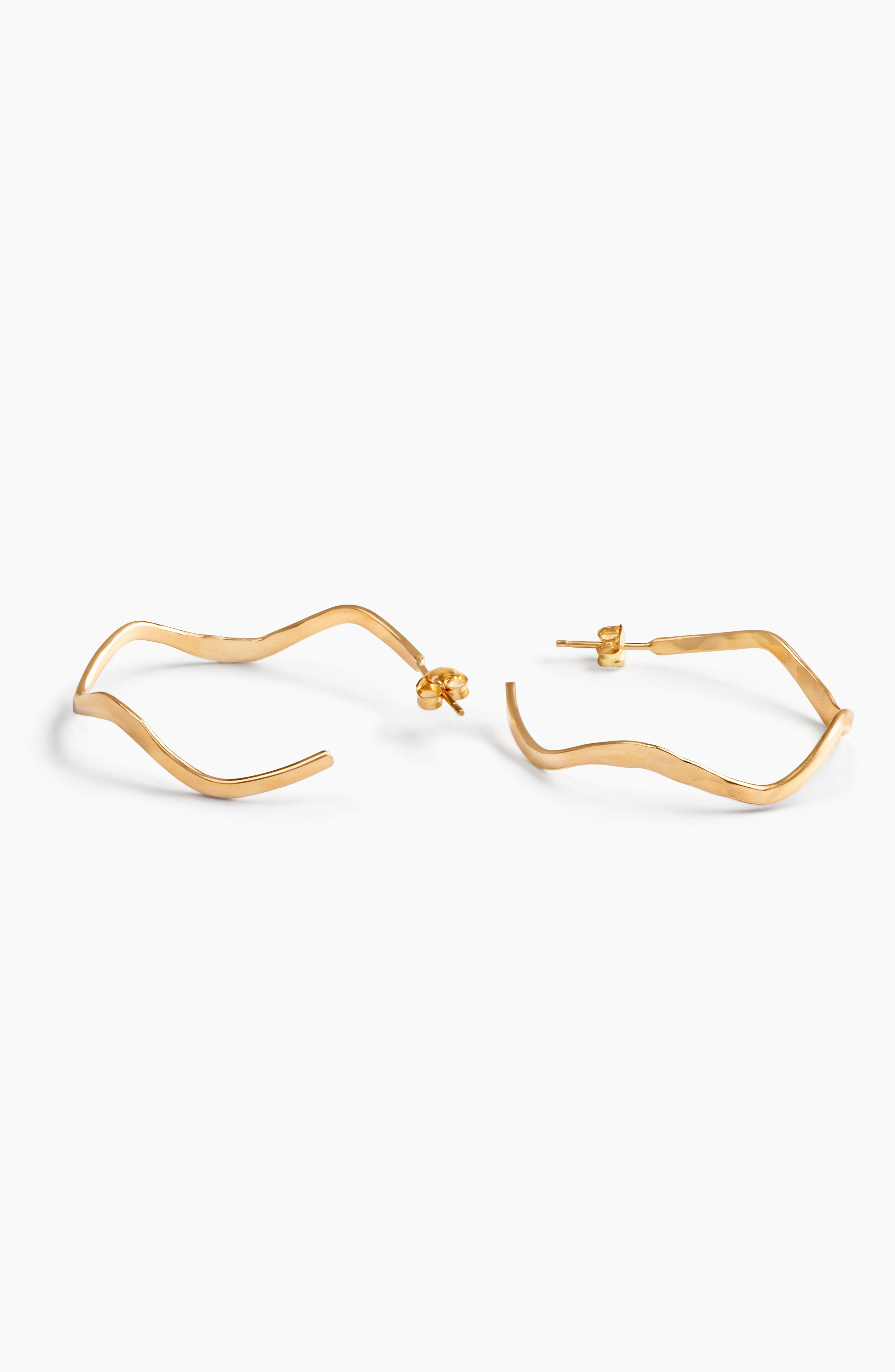 Intermix - Olivia Wavy Hoops - 