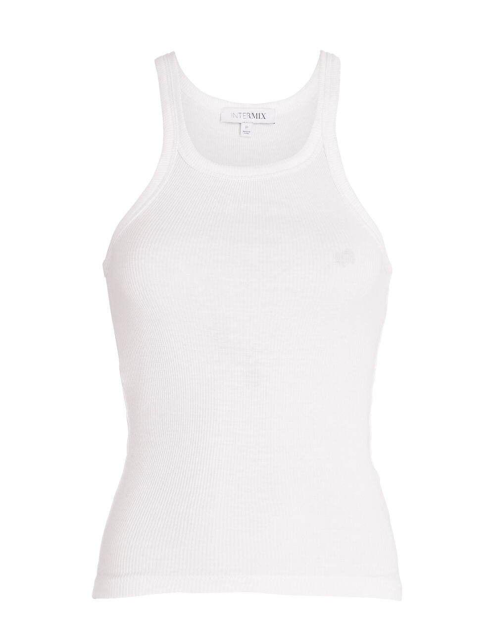 Intermix - Ronnie Ribbed Cotton Tank Top - 