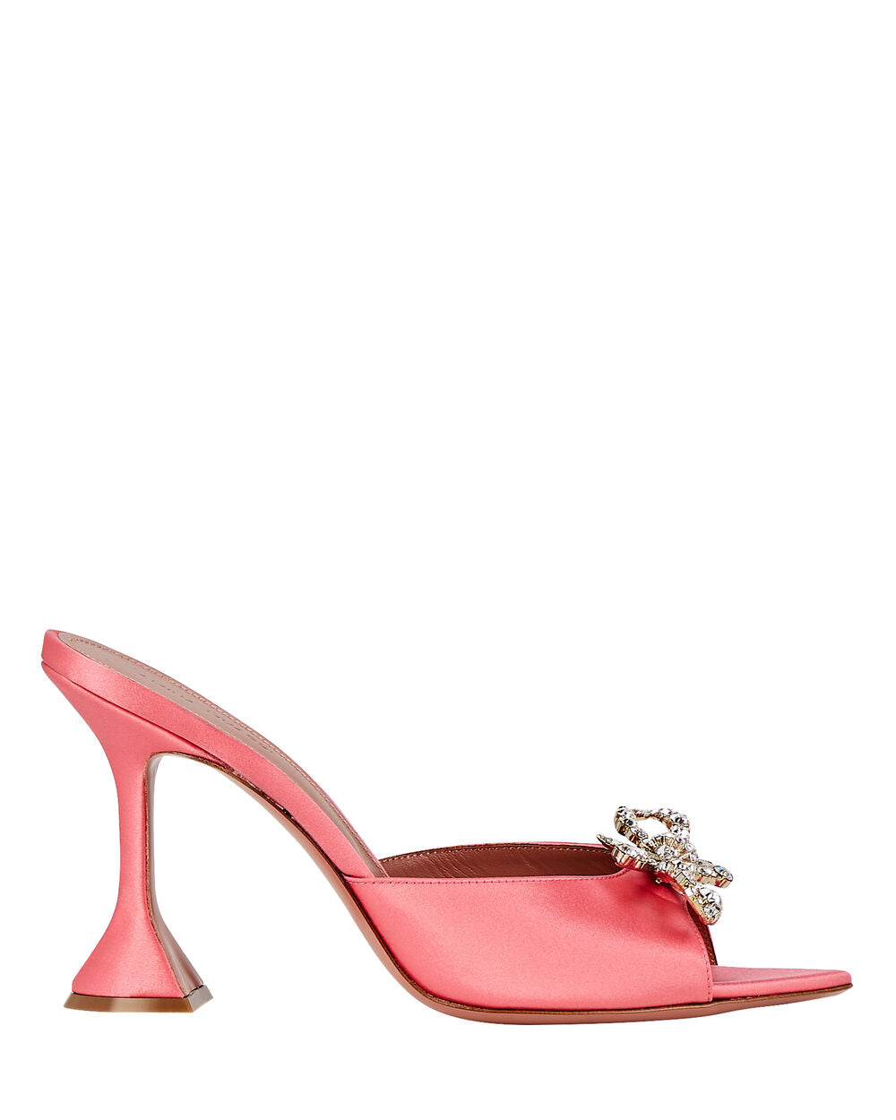 Intermix - Rosie Crystal-Embellished Satin Mules - 