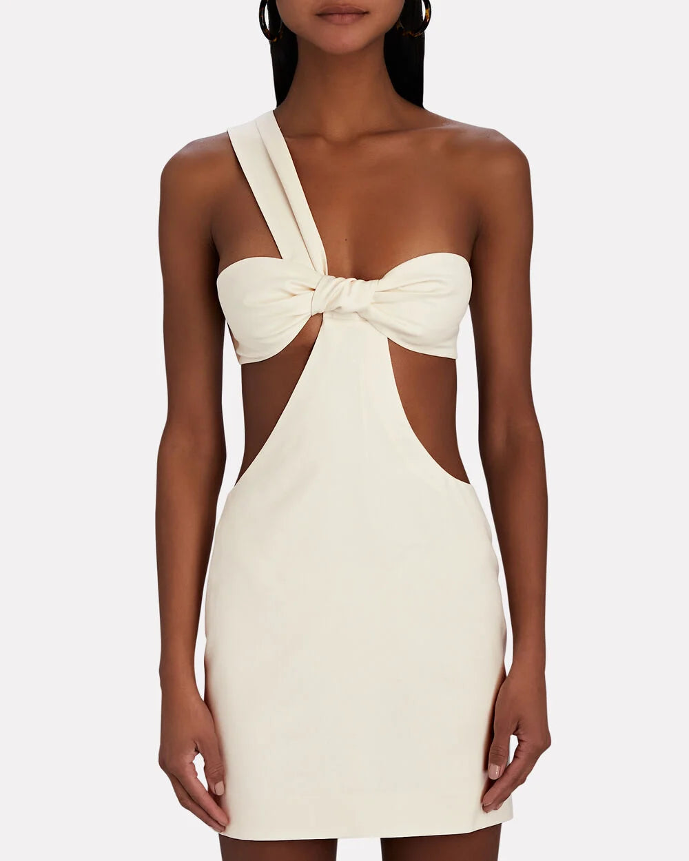 One-Shoulder Cut-Out Mini Dress