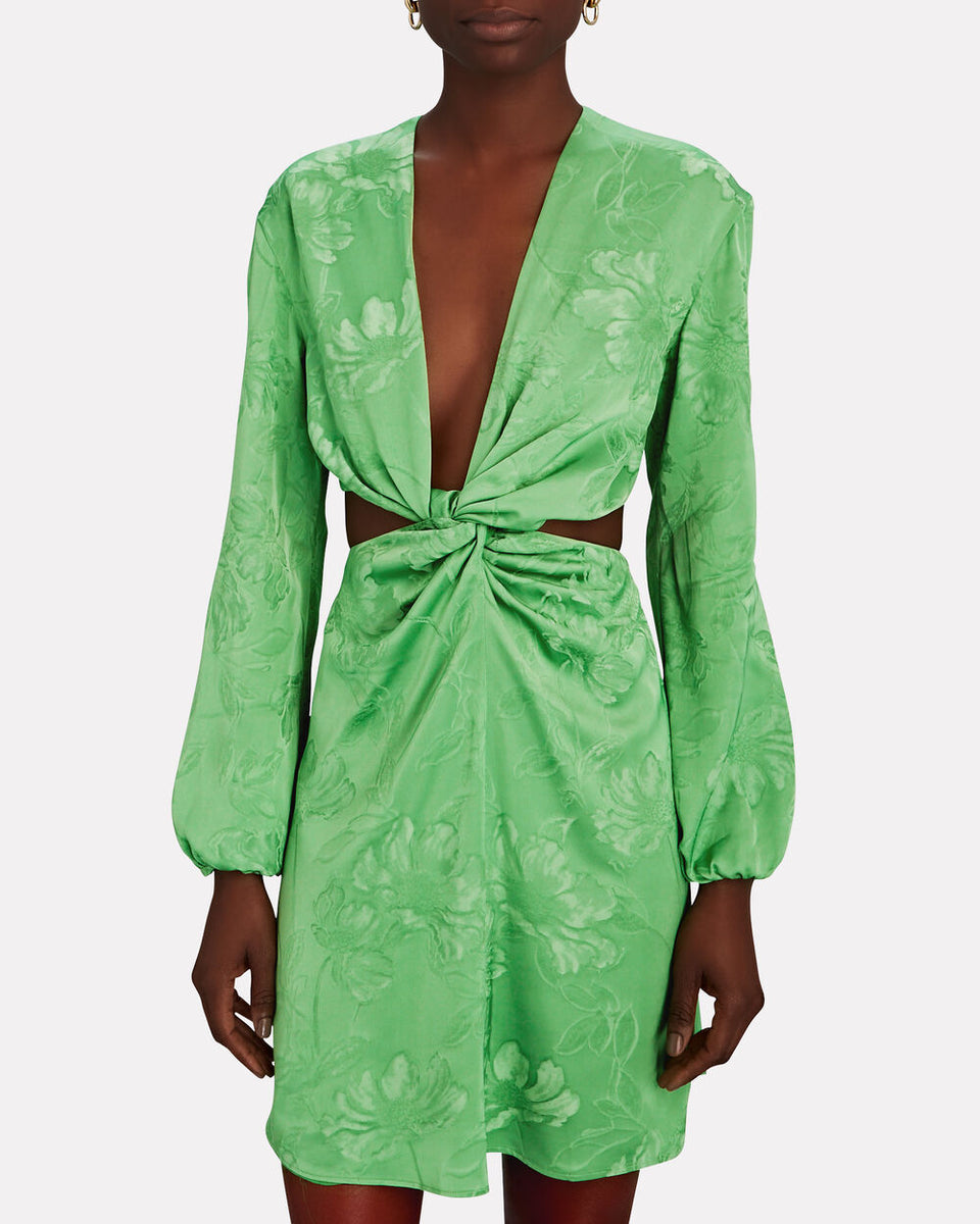 intermix mini dresses Jodie Cut-Out Twisted Mini Dress