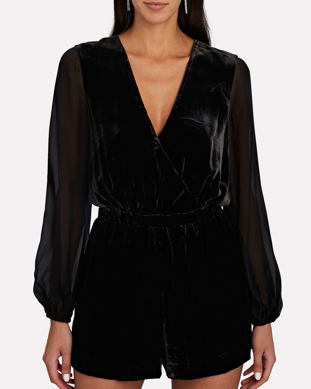 Intermix - Jennifer Velvet Romper - 