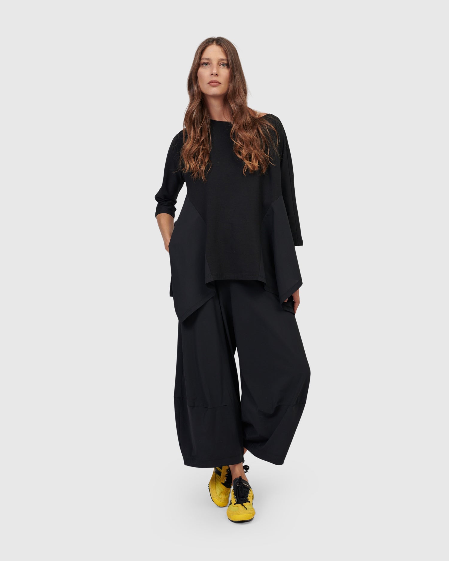 Intermix - Tekbika Alexia Handkerchief Top, Black - 