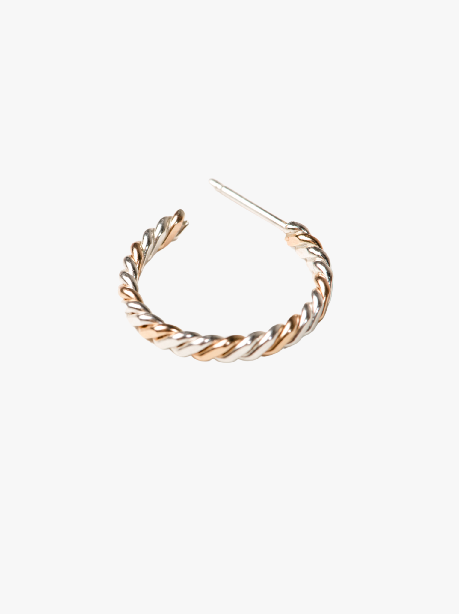 Intermix - Two-Tone Twist Hoops - 