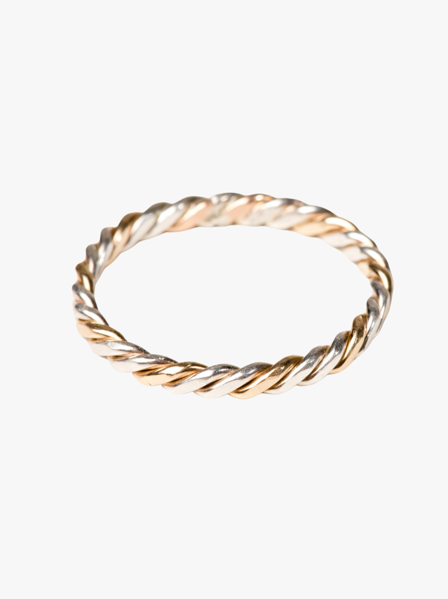 Intermix - Two-Tone Twist Ring - 