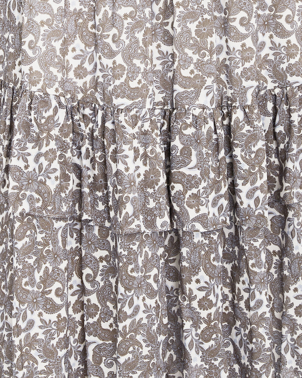 Intermix - Odette Ruffled Printed Voile Midi Skirt - 