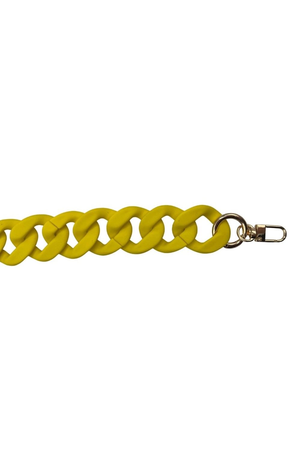 Intermix - Acrylic Chain in Matte Yellow - 