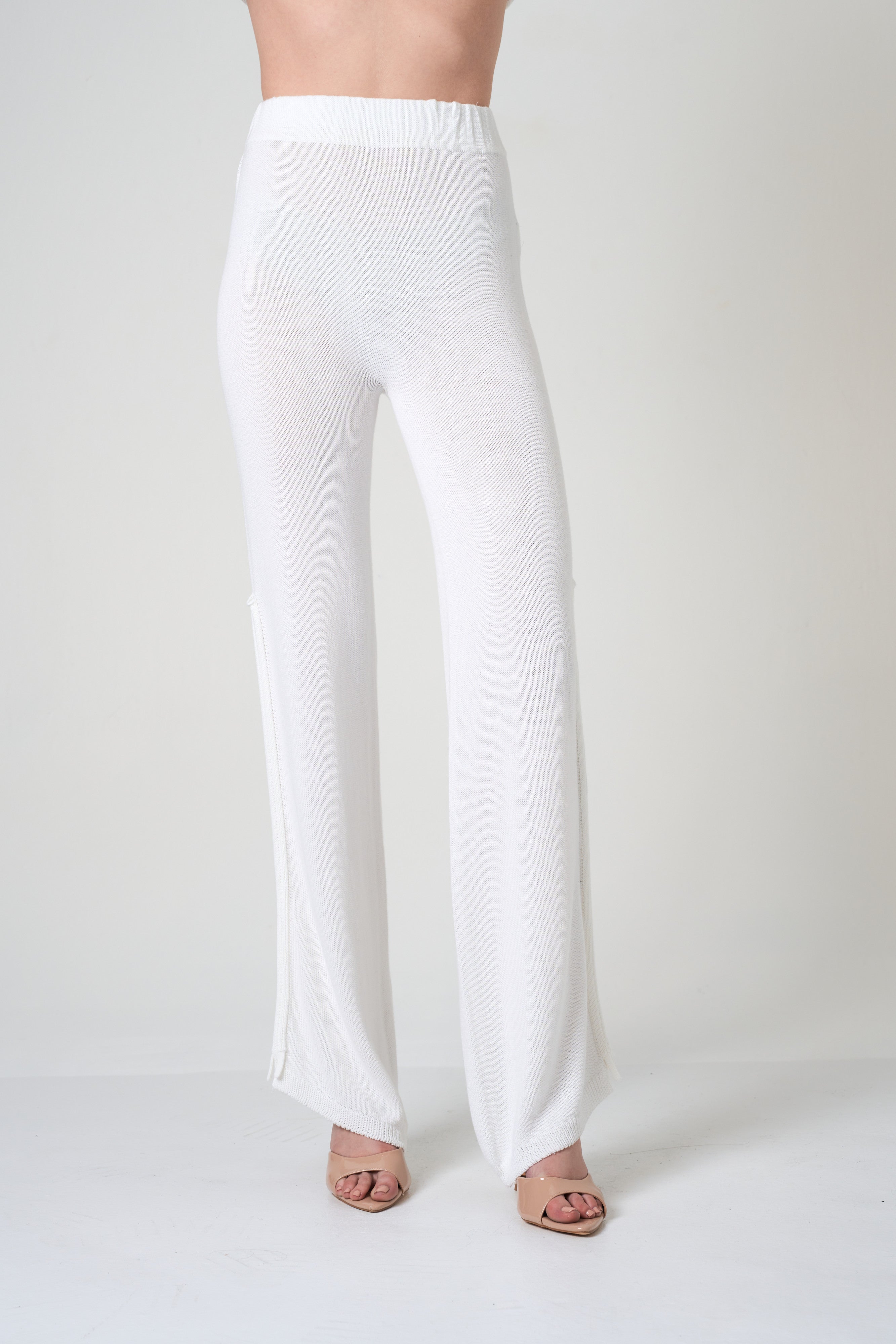 Intermix - Flared Pants in Off White - 
