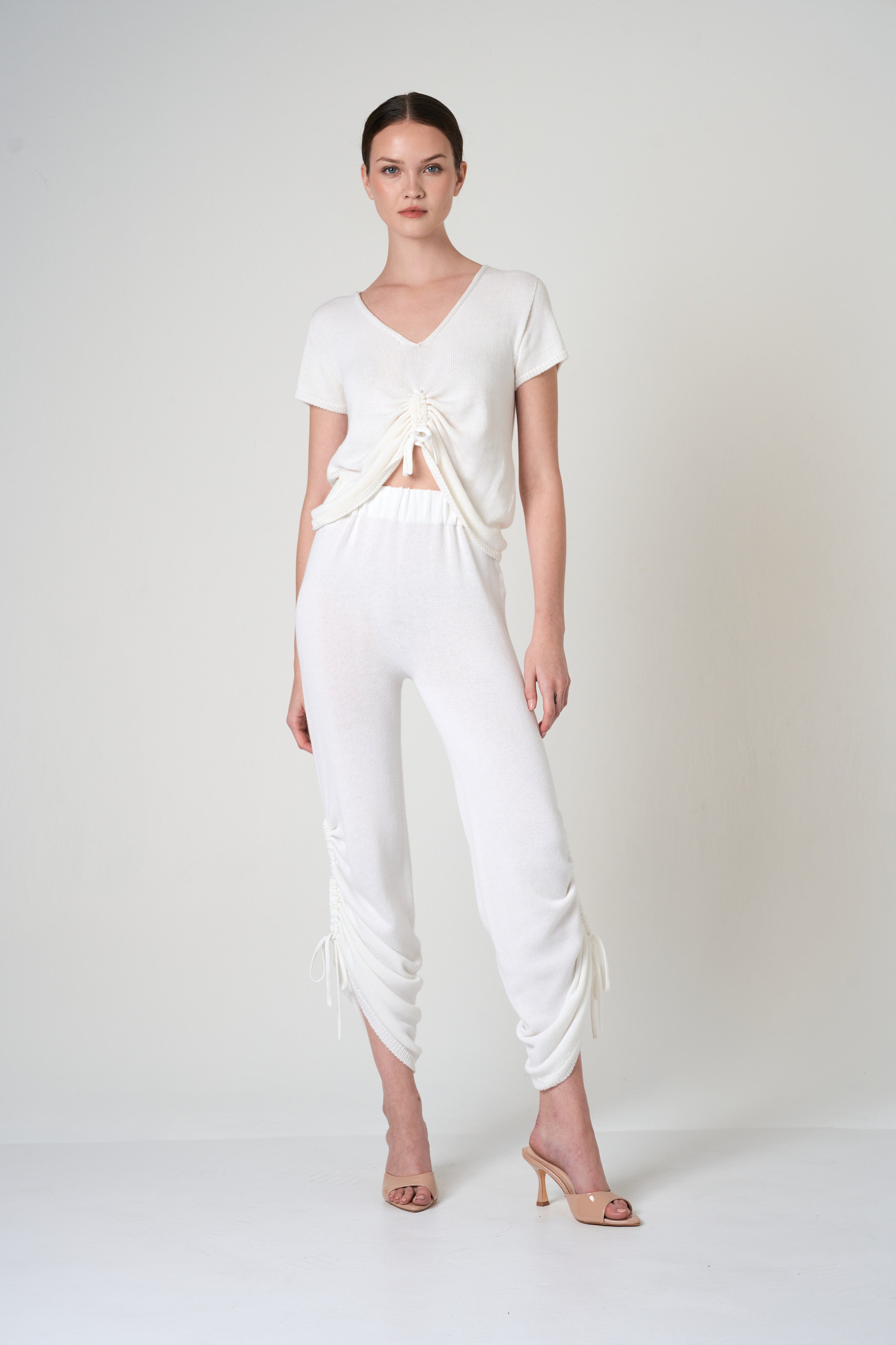 Intermix - Flared Pants in Off White - 